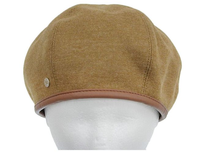 Hermès Cappello berretto Hermes Saint Honore Marrone Chiaro - vista 2