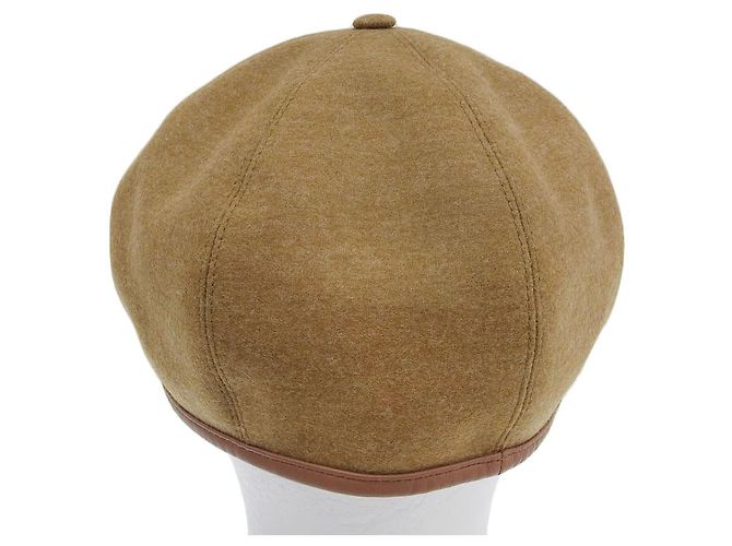 Hermès Cappello berretto Hermes Saint Honore Marrone Chiaro - vista 4