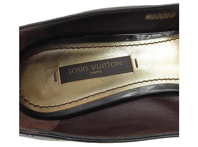 Tacchi Monogram Vernis Louis Vuitton Nero - vista 7