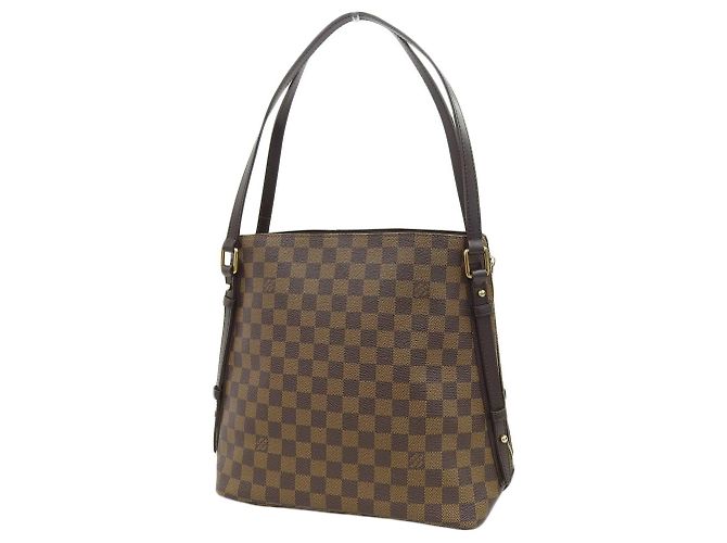 Borsa Tote Louis Vuitton Damier Cabas Rivington Marrone - vista 2
