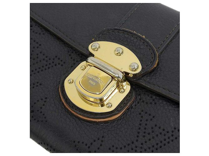 Portefeuille long Mahina Iris Louis Vuitton noir - vue 4