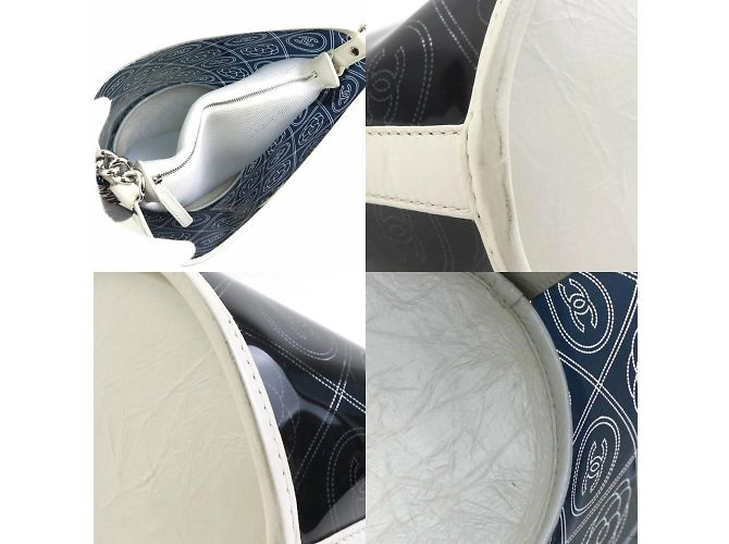 Borsa a Spalla in Pelle Camelia CHANEL Nero Bianco - vista 3