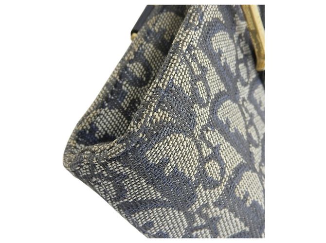 Christian Dior Trotter Pattern Handbag Navy blue - view 7