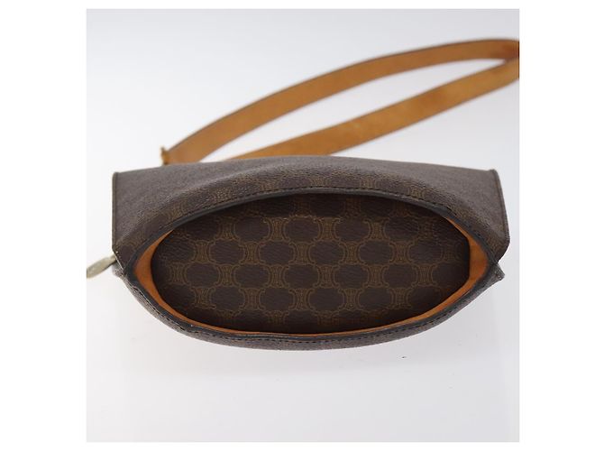 Céline Borsa a spalla in tela Macadam CELINE in pelle PVC marrone oro Auth bs27542 D'oro - vista 5