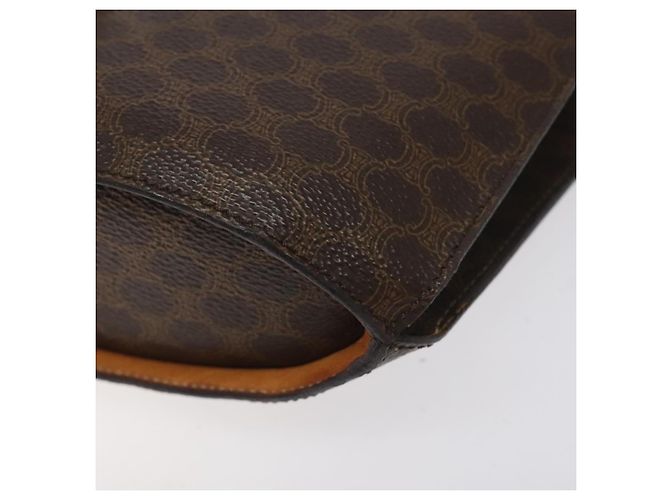 Céline Borsa a spalla in tela Macadam CELINE in pelle PVC marrone oro Auth bs27542 D'oro - vista 9