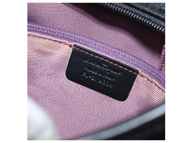 Borsa a spalla Salvatore Ferragamo in tela nera e argento autentica BA3712 Nero - vista 20