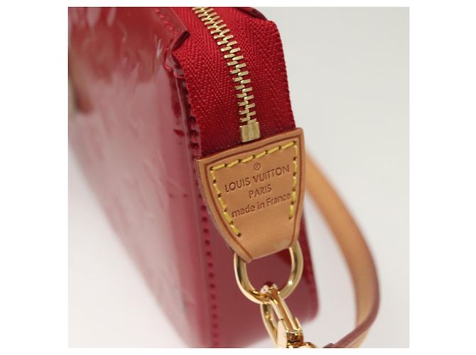 LOUIS VUITTON Vernis Pochette Accessori Pomme D'amour M91577 LV Auth ep9386 Rosso - vista 10
