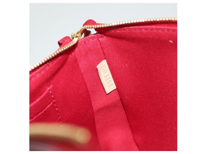 LOUIS VUITTON Vernis Pochette Accessori Pomme D'amour M91577 LV Auth ep9386 Rosso - vista 12