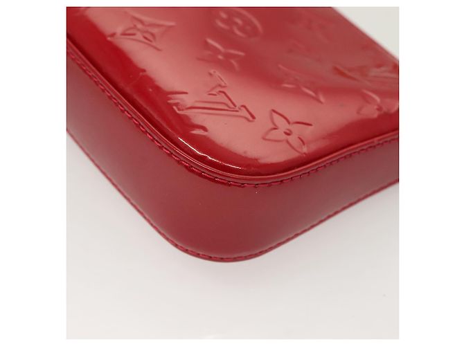 LOUIS VUITTON Vernis Pochette Accessori Pomme D'amour M91577 LV Auth ep9386 Rosso - vista 15