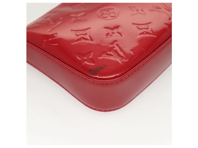 LOUIS VUITTON Vernis Pochette Accessori Pomme D'amour M91577 LV Auth ep9386 Rosso - vista 16