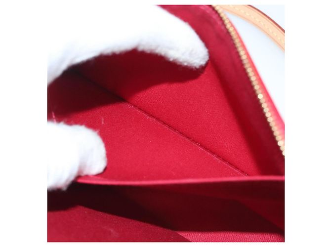 LOUIS VUITTON Vernis Pochette Accessori Pomme D'amour M91577 LV Auth ep9386 Rosso - vista 20
