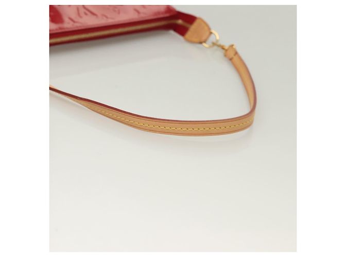 LOUIS VUITTON Vernis Pochette Accessori Pomme D'amour M91577 LV Auth ep9386 Rosso - vista 7
