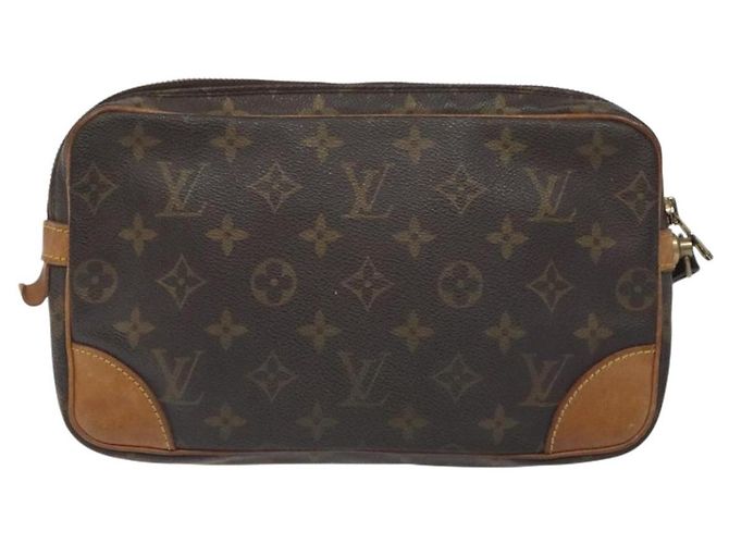 LOUIS VUITTON Monogram Marly Dragonne GM Borsa Clutch M51825 LV Auth BA3822 Monogramma - vista 2