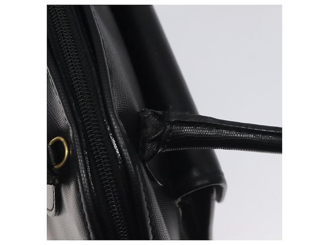 Céline Borsa a mano CELINE in pelle nera e oro Auth BA3907 Nero D'oro - vista 10