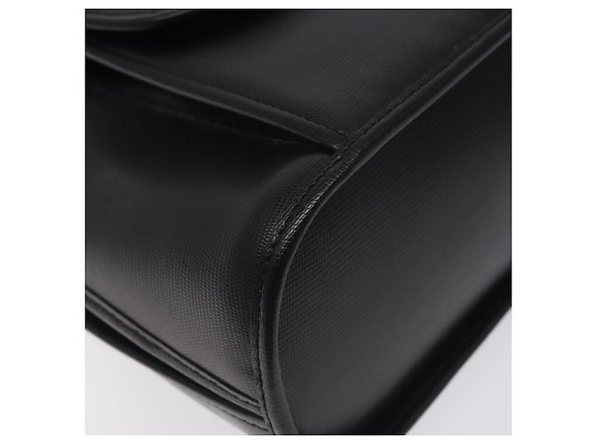 Céline Borsa a mano CELINE in pelle nera e oro Auth BA3907 Nero D'oro - vista 14
