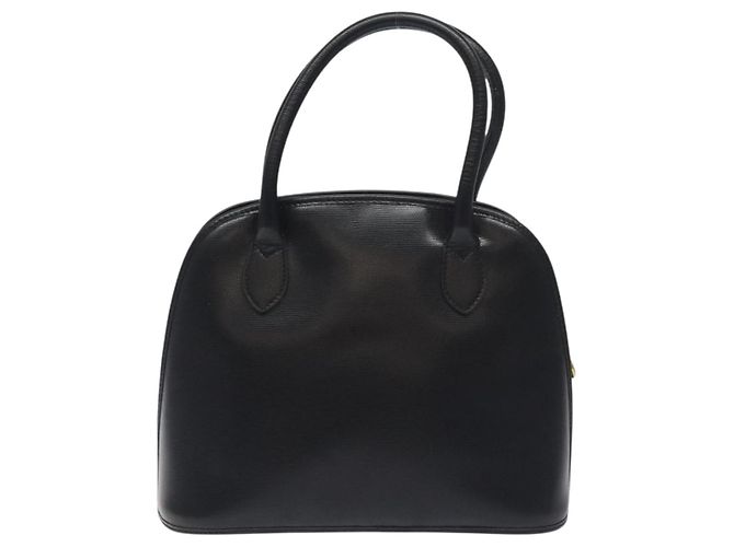 Céline Borsa a mano CELINE in pelle nera e oro Auth BA3907 Nero D'oro - vista 2