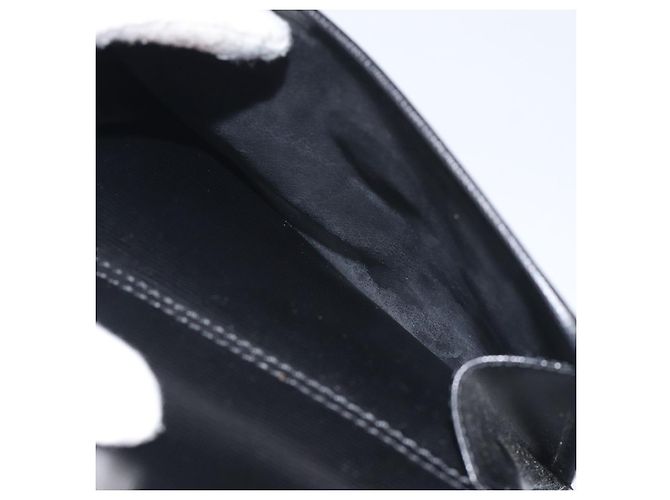 Céline Borsa a mano CELINE in pelle nera e oro Auth BA3907 Nero D'oro - vista 22