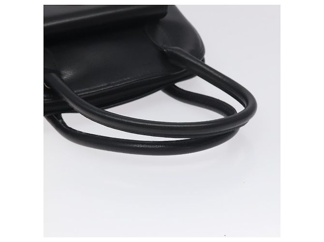 Céline Borsa a mano CELINE in pelle nera e oro Auth BA3907 Nero D'oro - vista 7