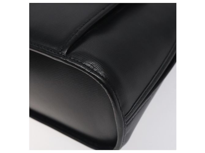 Céline Borsa a mano CELINE in pelle nera e oro Auth BA3907 Nero D'oro - vista 9