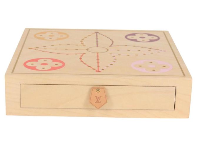 LOUIS VUITTON Gioco Pegboard Vivienne Legno Beige LV Auth 126237SM - vista 2