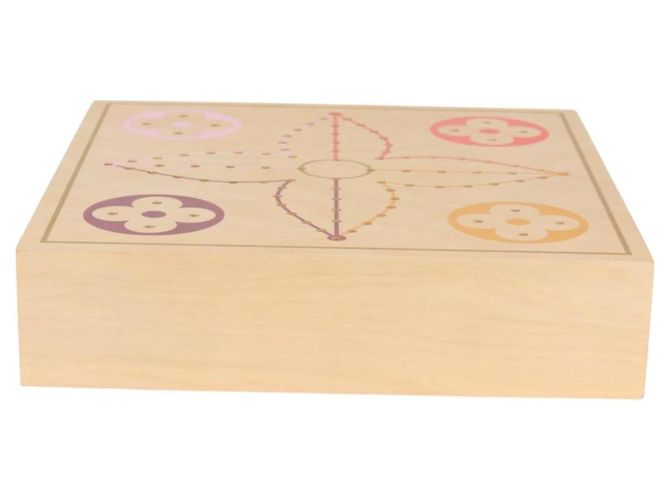 LOUIS VUITTON Gioco Pegboard Vivienne Legno Beige LV Auth 126237SM - vista 3