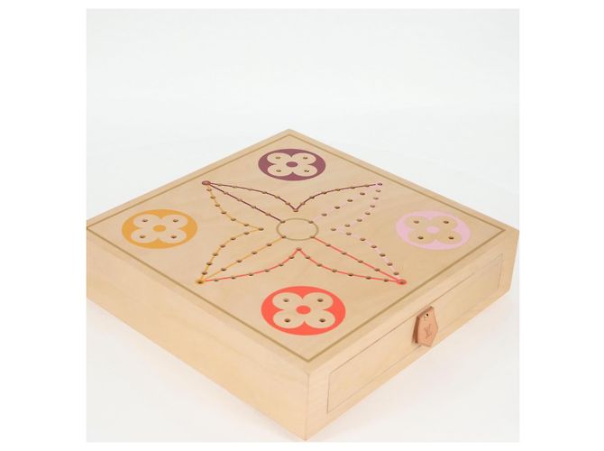 LOUIS VUITTON Gioco Pegboard Vivienne Legno Beige LV Auth 126237SM - vista 6