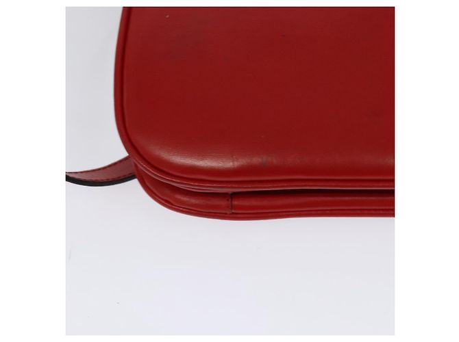 Céline Borsa a Spalla CELINE in Pelle Rossa Dorata Auth yk18689 Rosso D'oro - vista 16