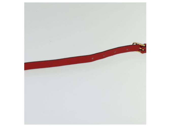 Céline Borsa a Spalla CELINE in Pelle Rossa Dorata Auth yk18689 Rosso D'oro - vista 8