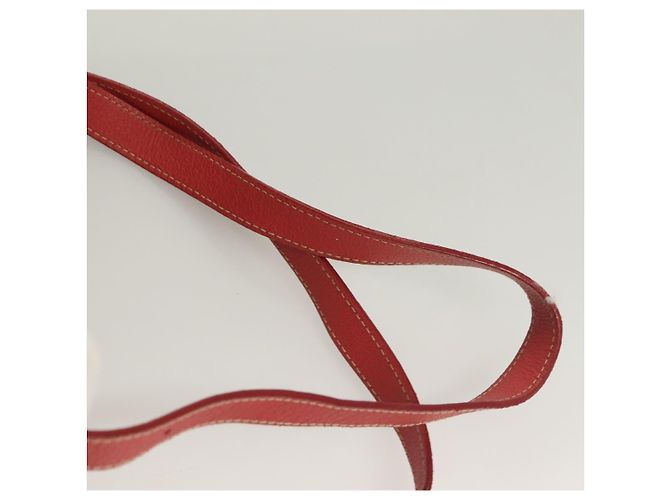 Bamboo Zaino GUCCI in pelle scamosciata rossa e oro 003 1956 0030 Auth 129916 Rosso D'oro - vista 11