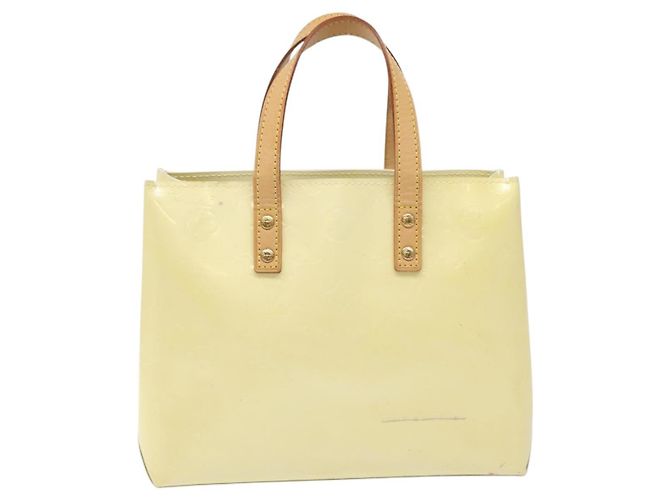 LOUIS VUITTON Monogram Vernis Reade PM Borsa a Mano Perle M91336 LV Auth ep9403 - vista 13