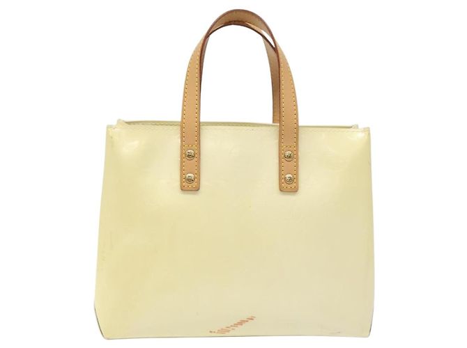 LOUIS VUITTON Monogram Vernis Reade PM Borsa a Mano Perle M91336 LV Auth ep9403 - vista 2