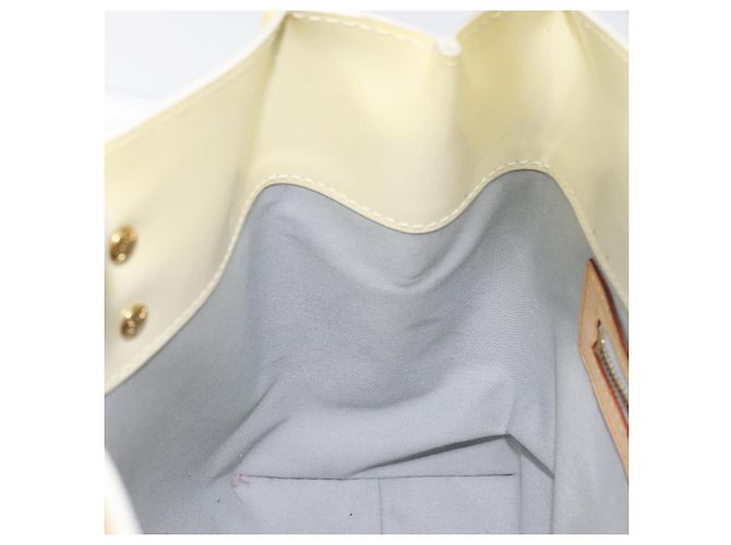 LOUIS VUITTON Monogram Vernis Reade PM Borsa a Mano Perle M91336 LV Auth ep9403 - vista 20