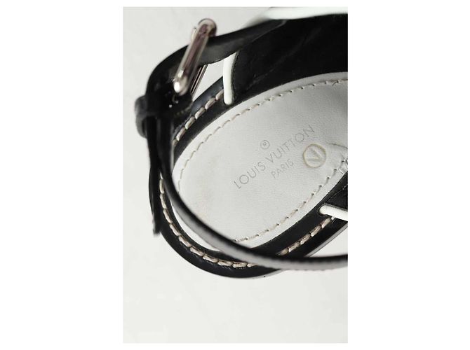 Louis Vuitton Sandali in pelle Nero - vista 4