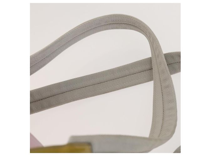Zaino PRADA in nylon rosa argento Auth fm4758 - vista 15