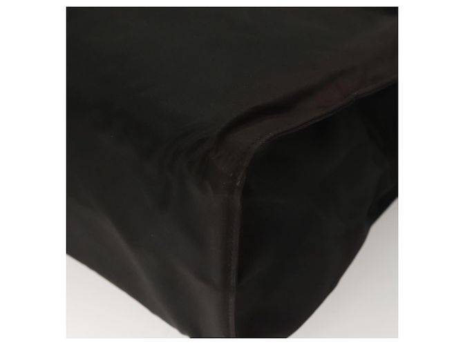 PRADA Borsa a mano in nylon nero e oro Auth bs27856 D'oro - vista 16