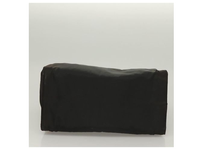 PRADA Borsa a mano in nylon nero e oro Auth bs27856 D'oro - vista 5