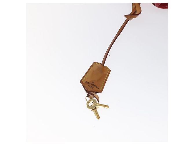 LOUIS VUITTON Borsa a Mano Epi Dock PM Rossa M93246 LV Auth 129848 Rosso - vista 10