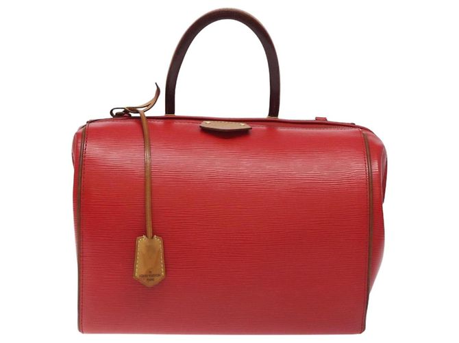 LOUIS VUITTON Borsa a Mano Epi Dock PM Rossa M93246 LV Auth 129848 Rosso - vista 13