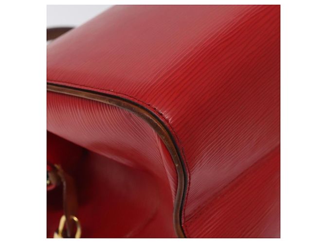 LOUIS VUITTON Borsa a Mano Epi Dock PM Rossa M93246 LV Auth 129848 Rosso - vista 14