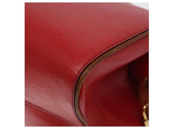 LOUIS VUITTON Borsa a Mano Epi Dock PM Rossa M93246 LV Auth 129848 Rosso - vista 15
