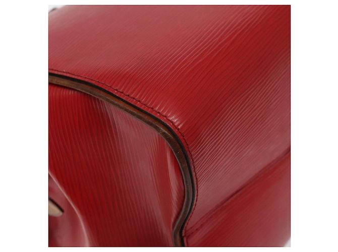 LOUIS VUITTON Borsa a Mano Epi Dock PM Rossa M93246 LV Auth 129848 Rosso - vista 16