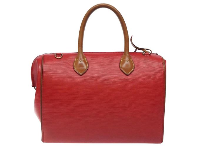 LOUIS VUITTON Borsa a Mano Epi Dock PM Rossa M93246 LV Auth 129848 Rosso - vista 2