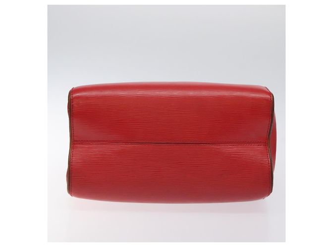 LOUIS VUITTON Borsa a Mano Epi Dock PM Rossa M93246 LV Auth 129848 Rosso - vista 5