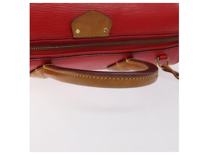 LOUIS VUITTON Borsa a Mano Epi Dock PM Rossa M93246 LV Auth 129848 Rosso - vista 7