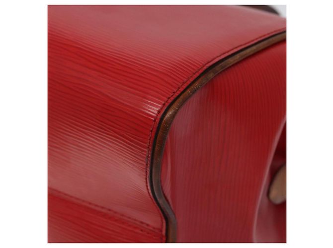LOUIS VUITTON Borsa a Mano Epi Dock PM Rossa M93246 LV Auth 129848 Rosso - vista 9