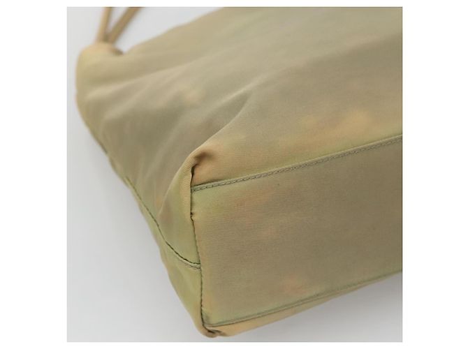 PRADA Tote Bag aus Nylon Beige Silber Authentisch bs27846 - Ansicht 16