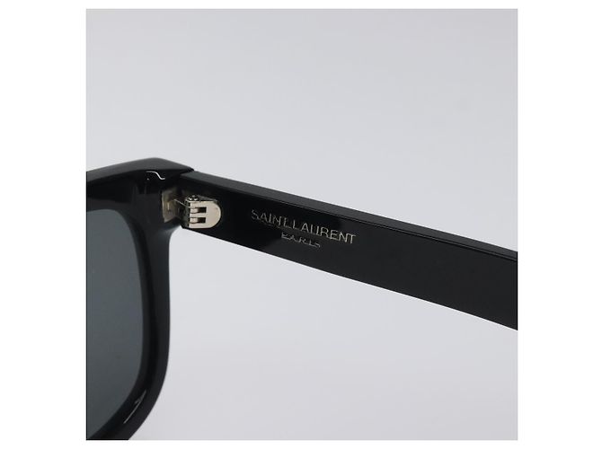 Occhiali da sole SAINT LAURENT Plastica Nera Auth BA3984 Nero - vista 9