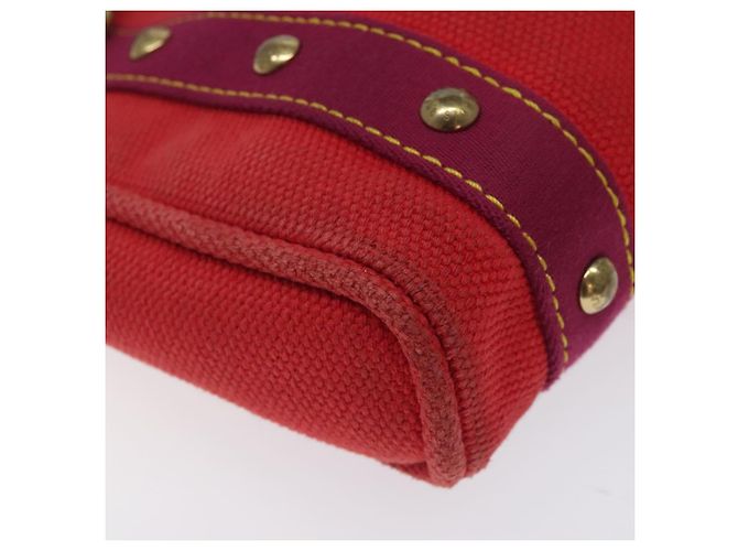 LOUIS VUITTON Antigua Cabas PM Borsa Tote Canvas Rossa M40037 LV Auth ep9539 Rosso - vista 14