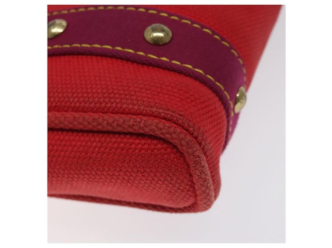 LOUIS VUITTON Antigua Cabas PM Borsa Tote Canvas Rossa M40037 LV Auth ep9539 Rosso - vista 16