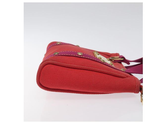 LOUIS VUITTON Antigua Cabas PM Borsa Tote Canvas Rossa M40037 LV Auth ep9539 Rosso - vista 3